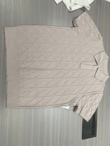 Polo Premium à Motifs Texturés