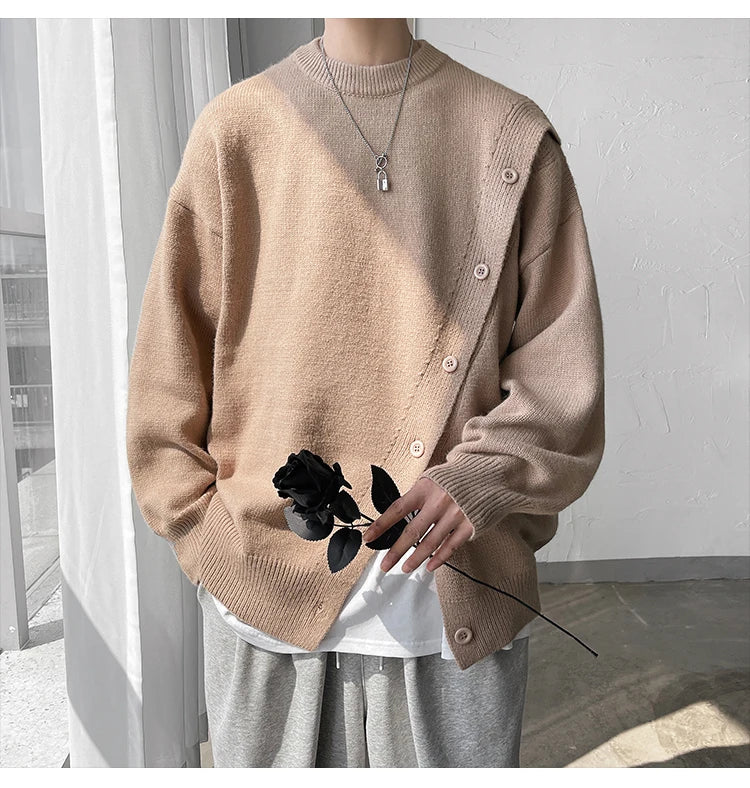 Individual design men's sweater Pullover Men Sweater 2024 Autumn Winter Jersey Hombre Jumper Pull Homme Hiver Knitted Sweaters