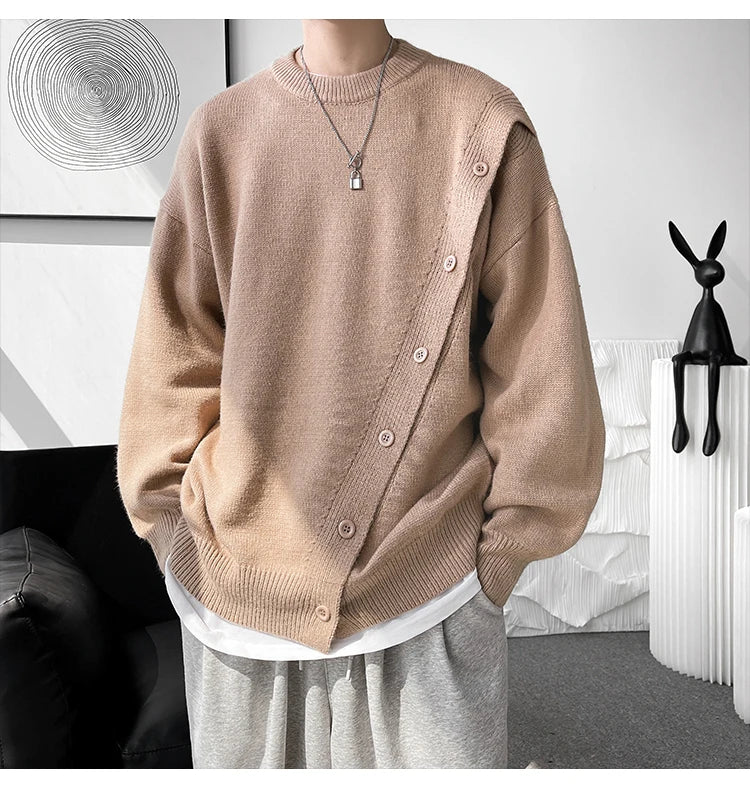 Individual design men's sweater Pullover Men Sweater 2024 Autumn Winter Jersey Hombre Jumper Pull Homme Hiver Knitted Sweaters