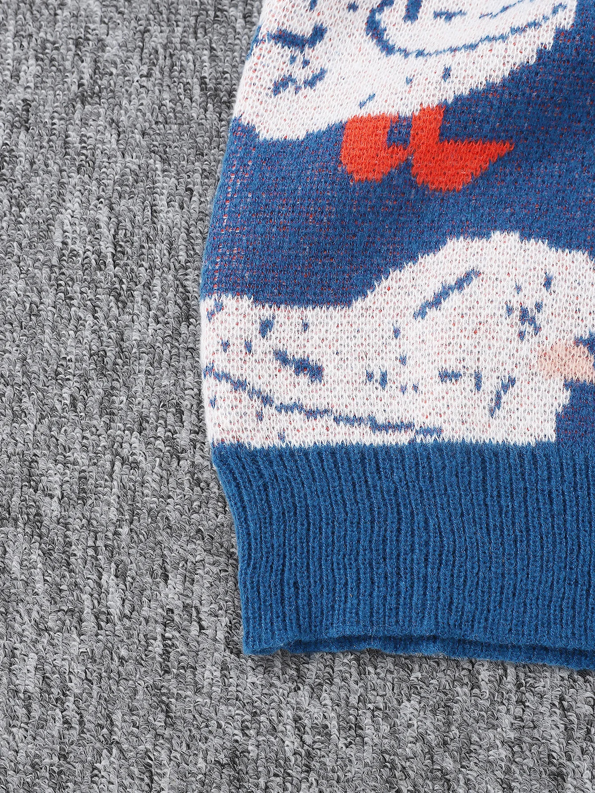 Men's Casual Sweater with Duck Print, Color-Blocking Design, Soft Knit Long-Sleeve Crew Neck Pullover. Casual Crew Neck Knit Pullover for Men, Suitable for Everyday Wear, Unisex Top for Going Out