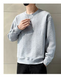 Men's Spring Autumn Pullover Sweatshirt Loose New Fashion Trend Versatile Slimming