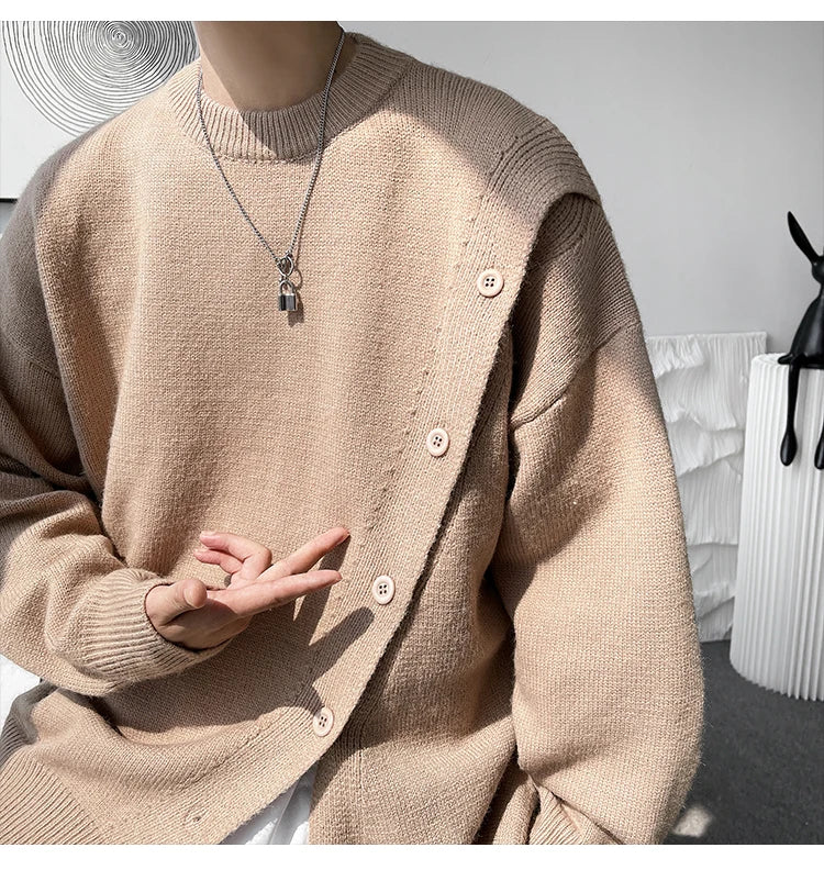Individual design men's sweater Pullover Men Sweater 2024 Autumn Winter Jersey Hombre Jumper Pull Homme Hiver Knitted Sweaters