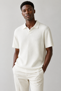 Polo Premium à Texture Côtelée