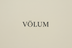 Logo VÖLUM serif